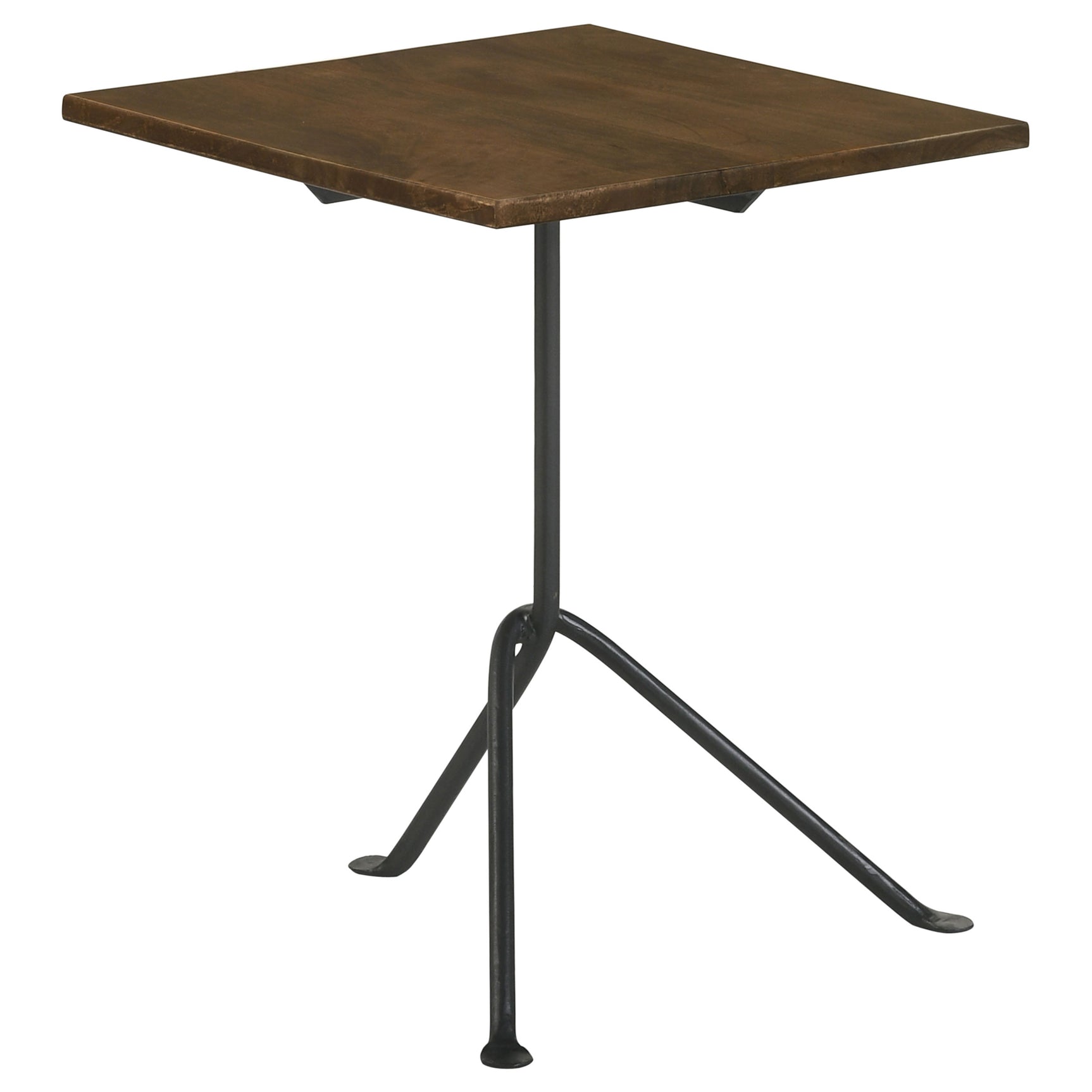 Tampa Furniture Outlet - Coaster - Heitor Square Wood Top Accent Side Table Dark Brown - 931206