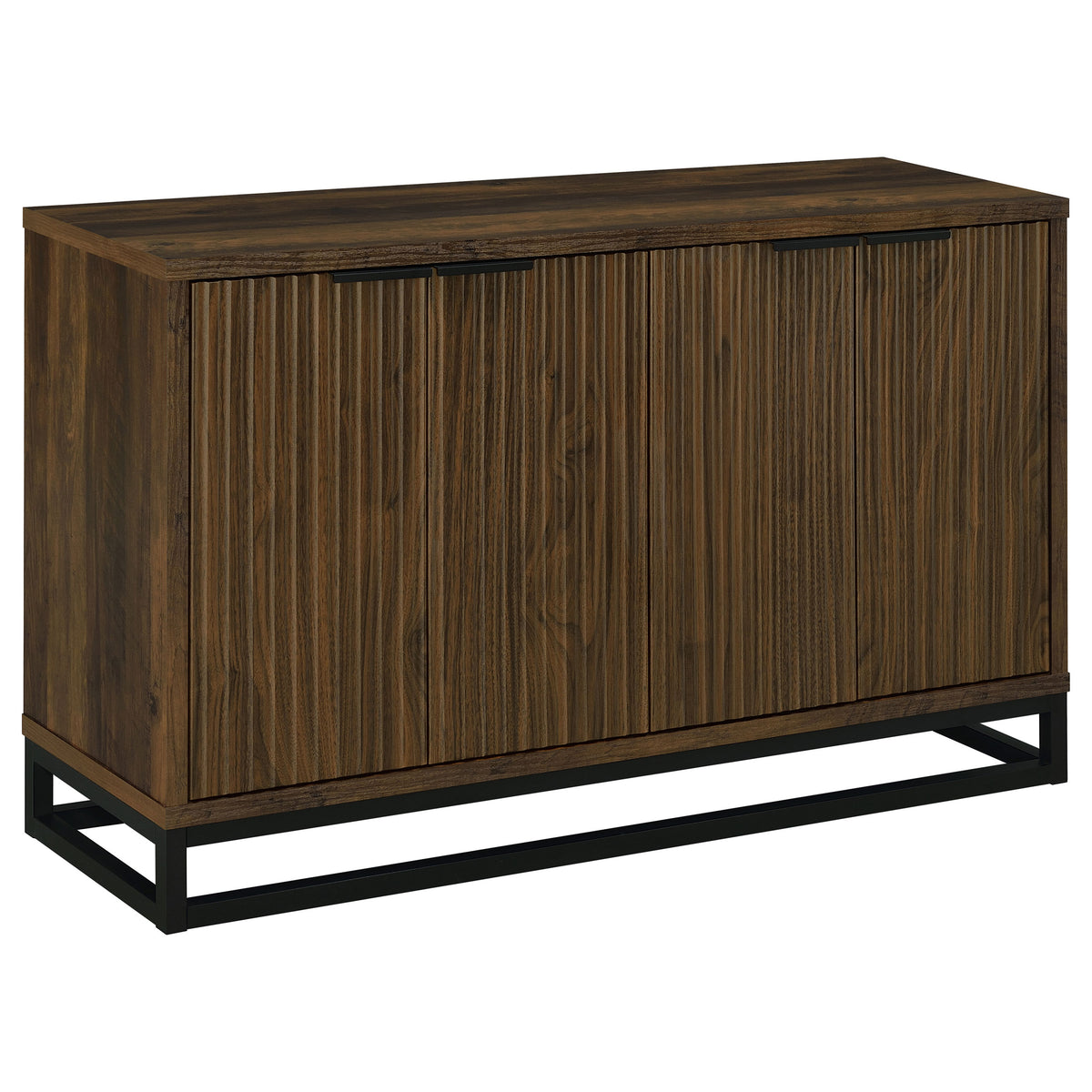 Tampa Furniture Outlet - Coaster - Ryatt 4-door Engineered Wood Accent Cabinet Dark Pine - 950393