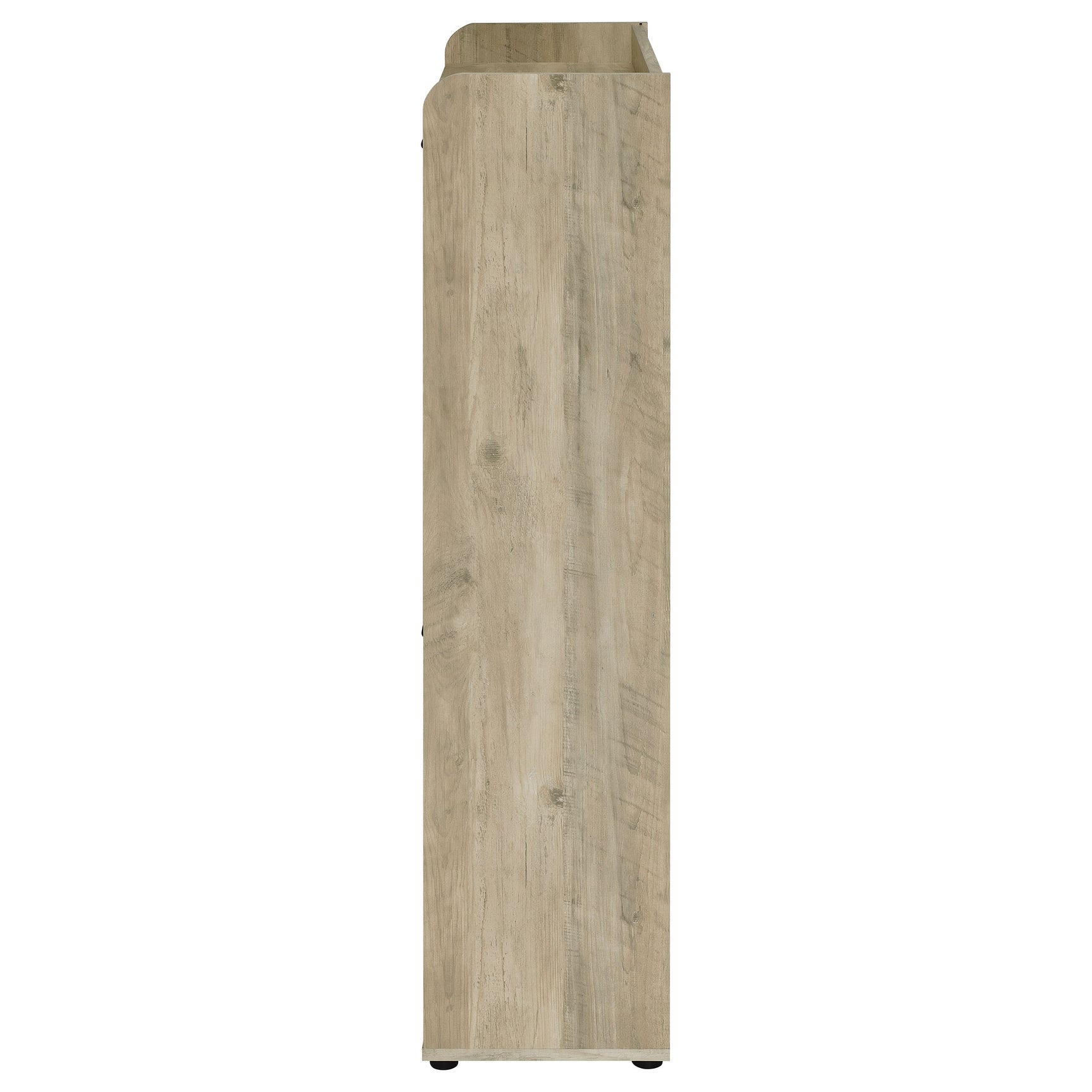 Denia 3-tier Engineered Wood Shoe Cabinet Grey - Tampa Furniture Outlet