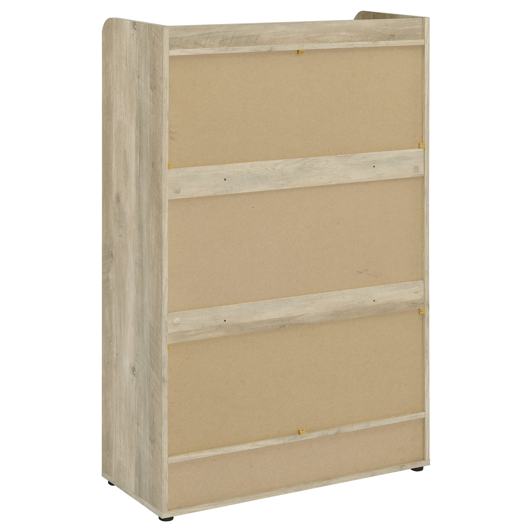 Denia 3-tier Engineered Wood Shoe Cabinet Grey - Tampa Furniture Outlet