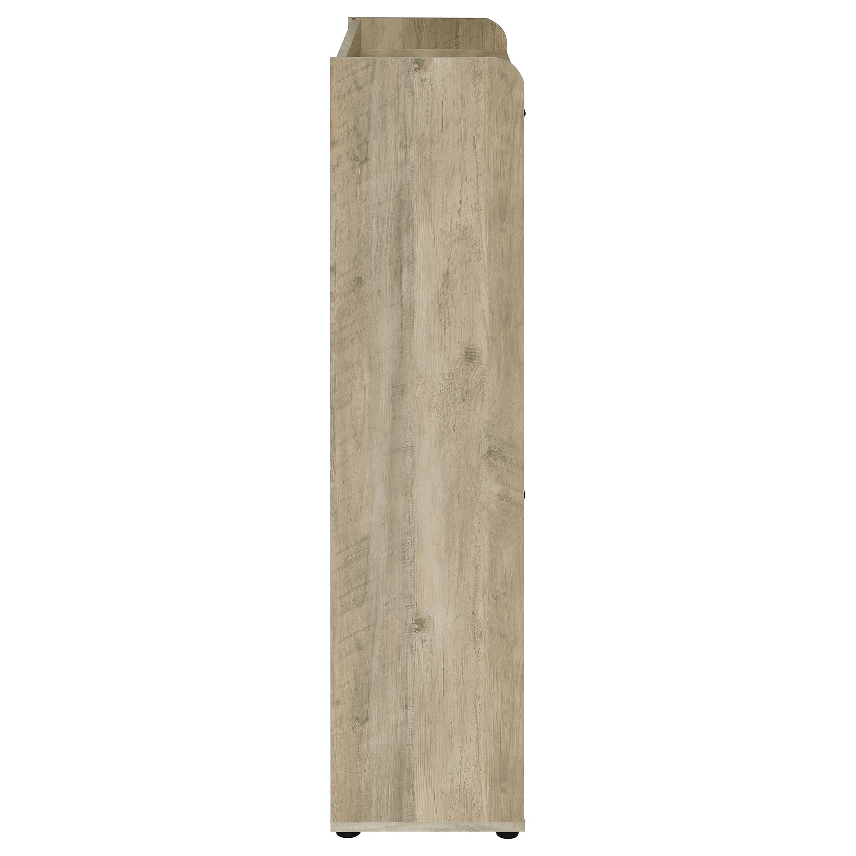 Denia 3-tier Engineered Wood Shoe Cabinet Grey - Tampa Furniture Outlet
