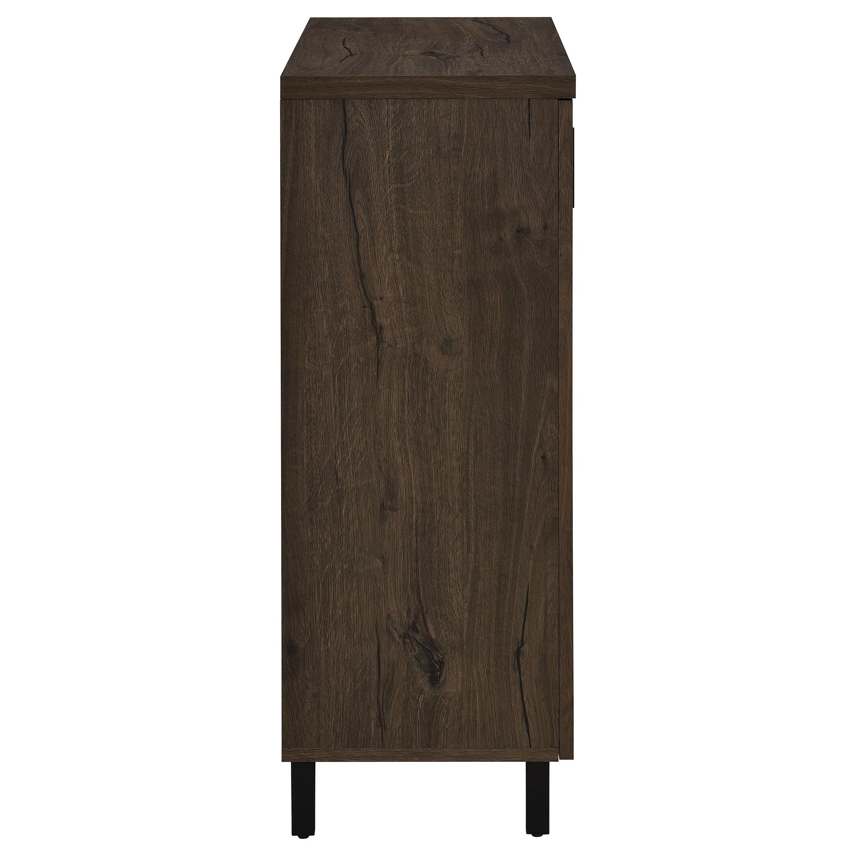 Brixton 2-door Entryway Shoe Storage Cabinets Smoked Oak