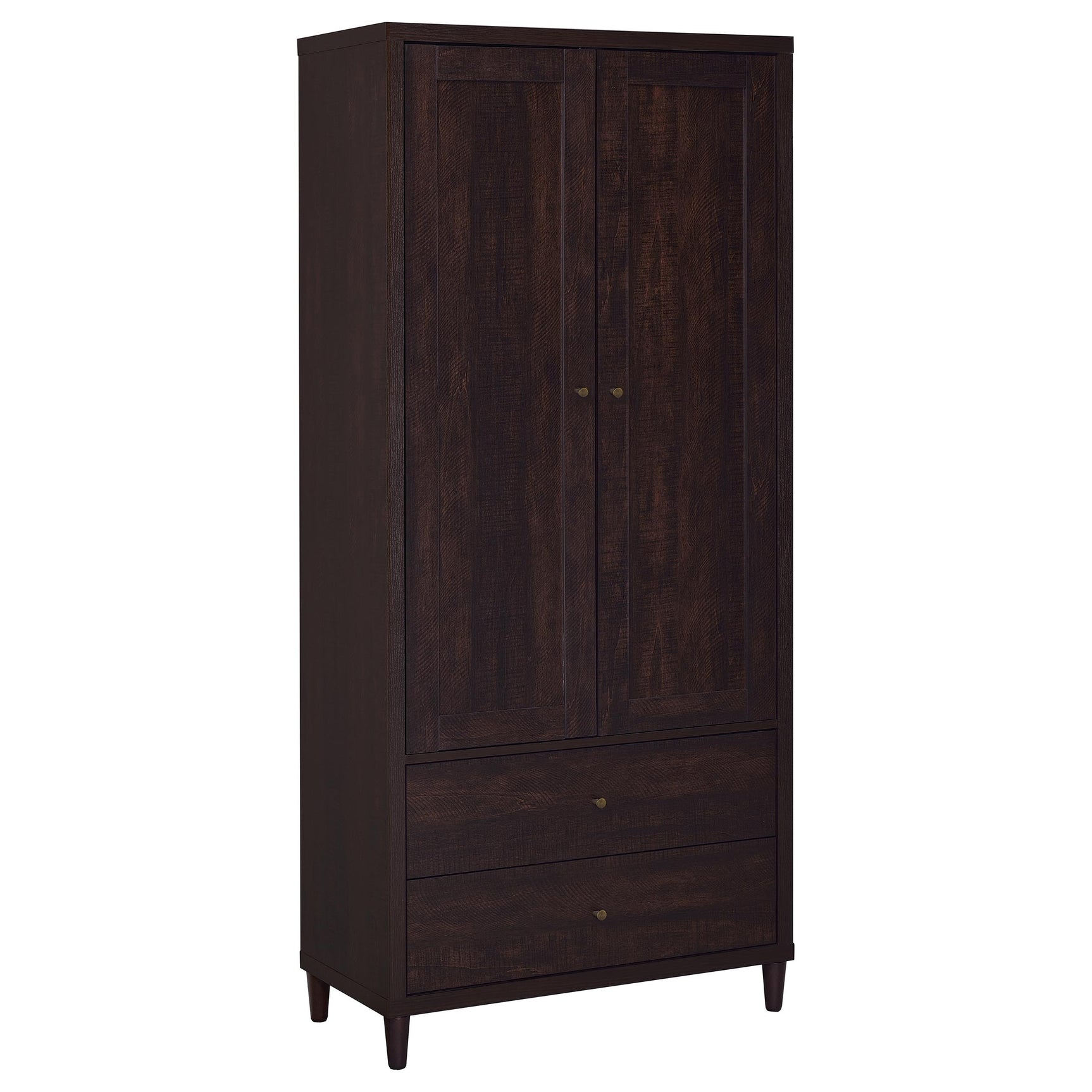 Tampa Furniture Outlet - Coaster - Wadeline 2-door Tall Accent Storage Cabinet Rustic Tobacco - 950724