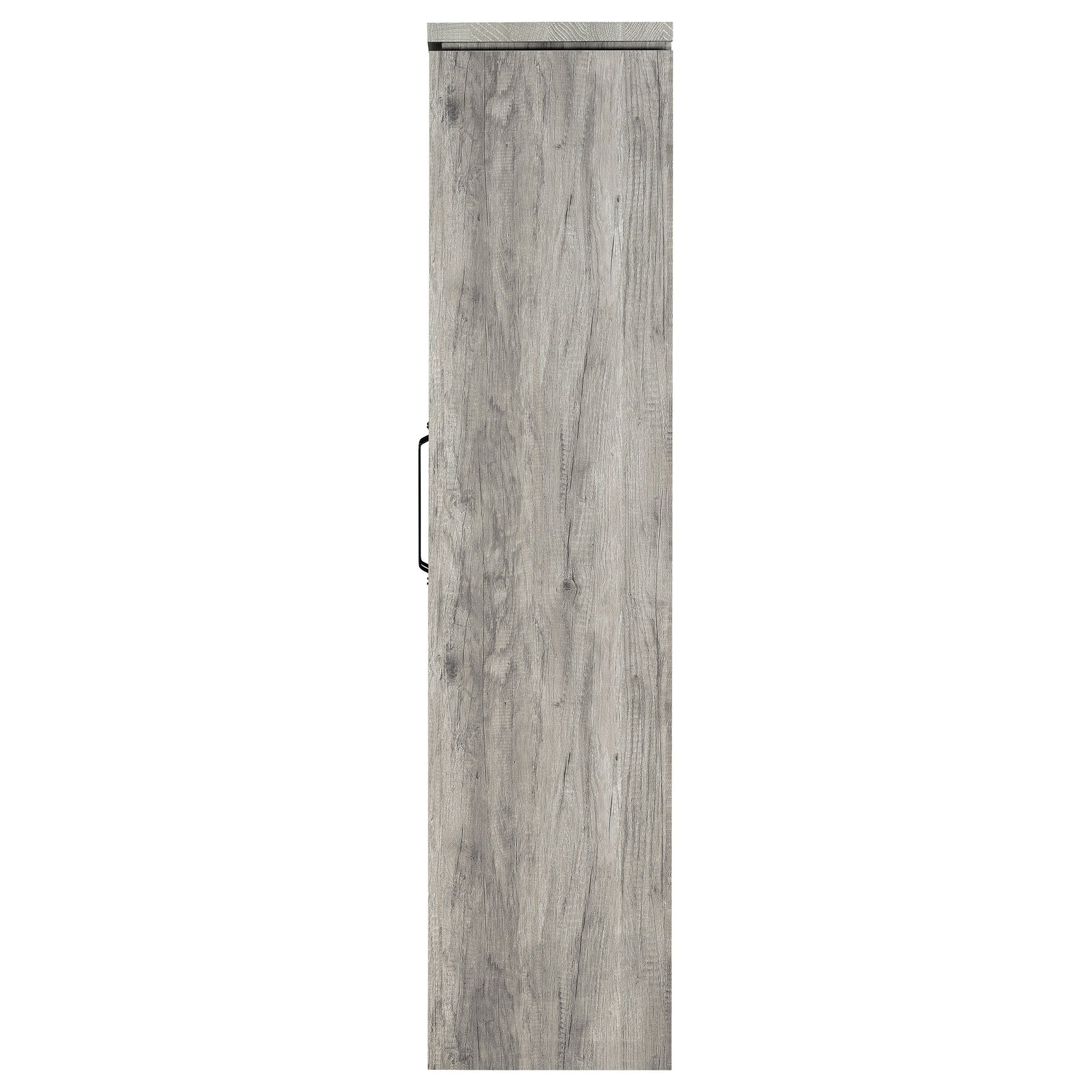 Alejo 2-door Engineered Wood Tall Cabinet Grey Driftwood - Tampa Furniture Outlet