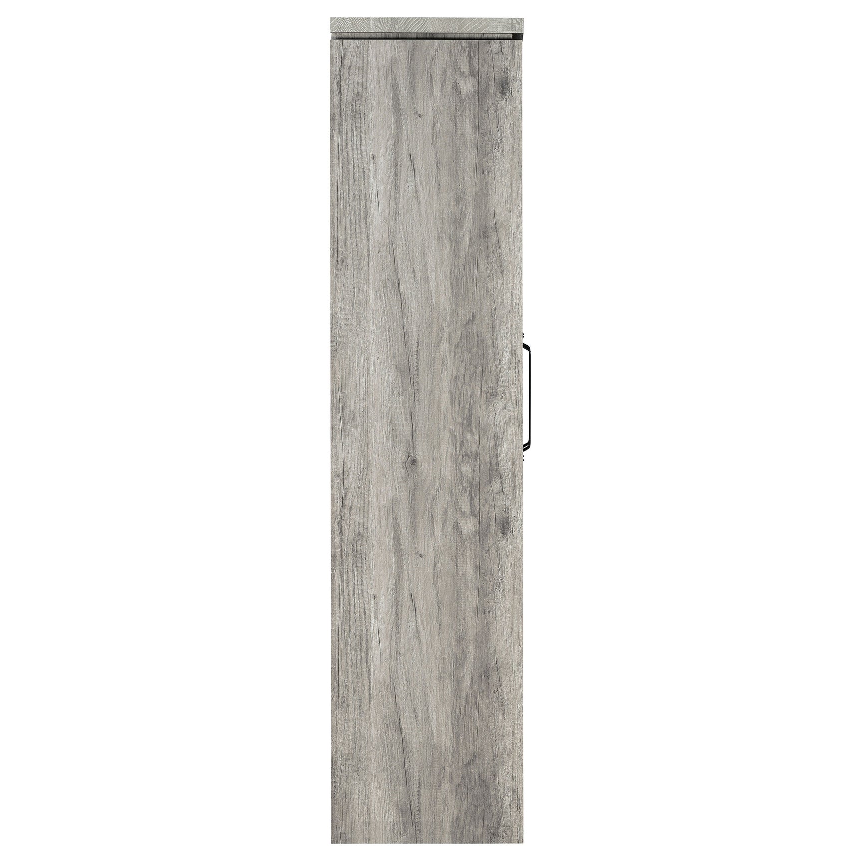 Alejo 2-door Engineered Wood Tall Cabinet Grey Driftwood - Tampa Furniture Outlet