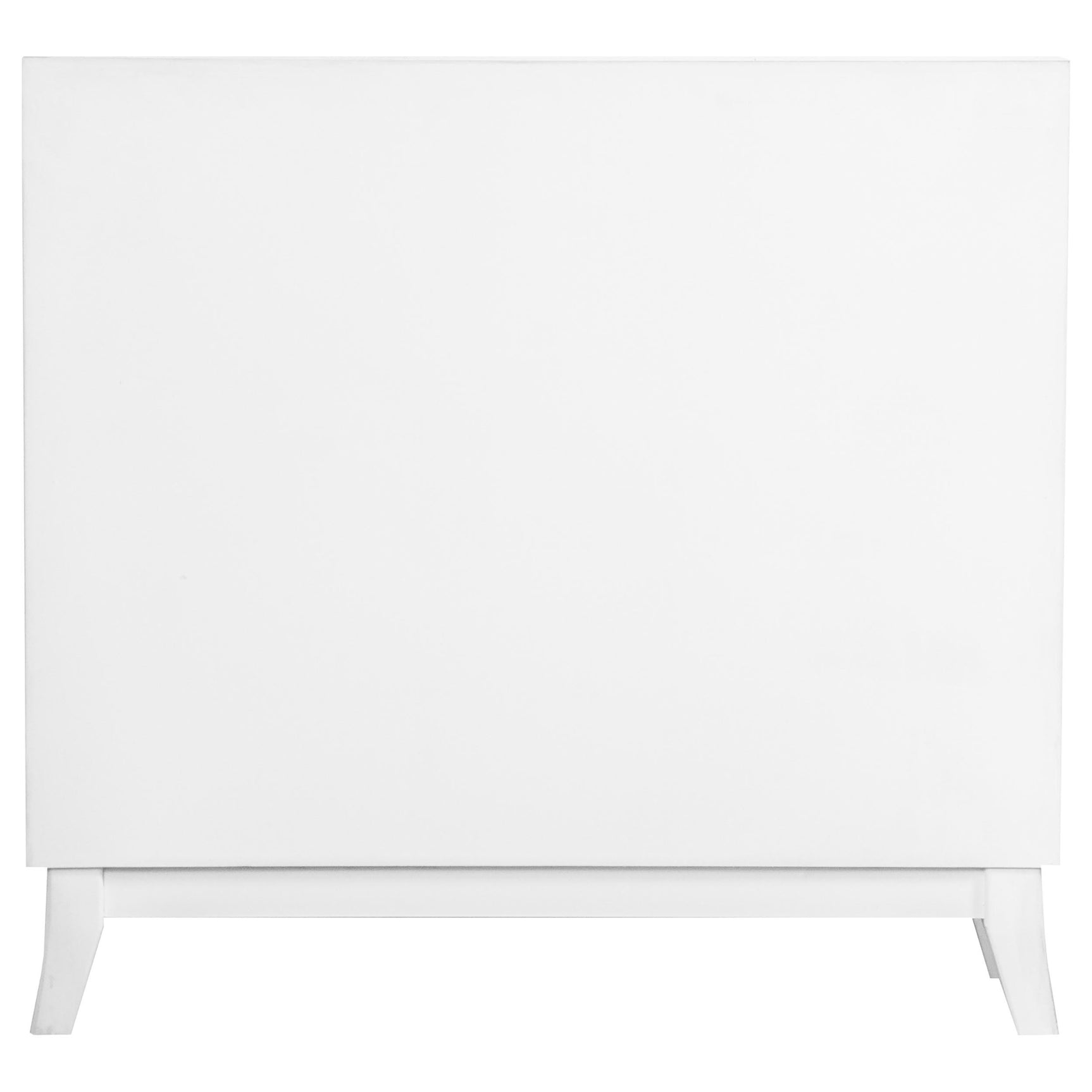 Gambon 2-door Wood Honeycomb Pattern Accent Cabinet White - Tampa Furniture Outlet