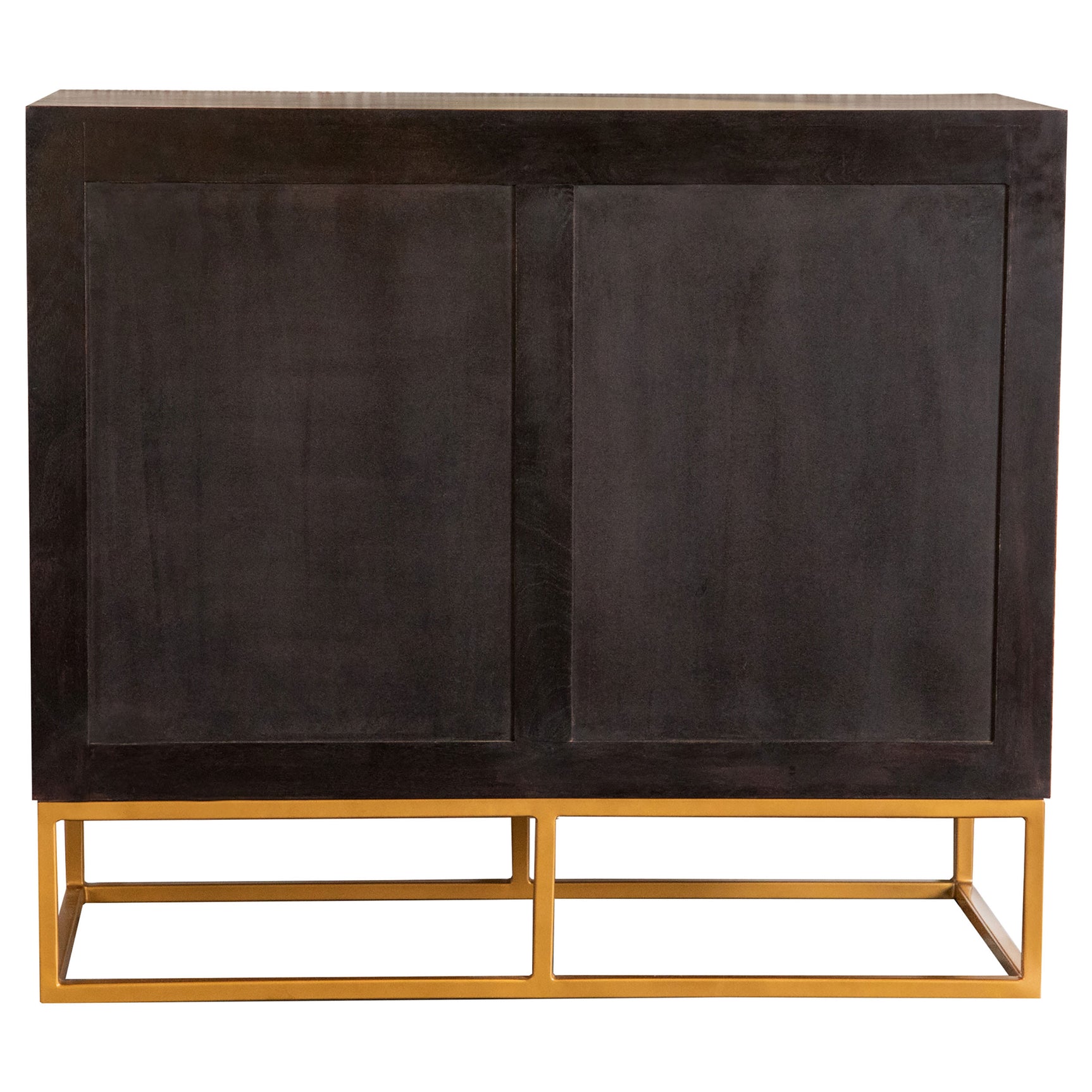 Zara 2-door 40-inch Wood Accent Storage Cabinet Black Walnut - Tampa Furniture Outlet