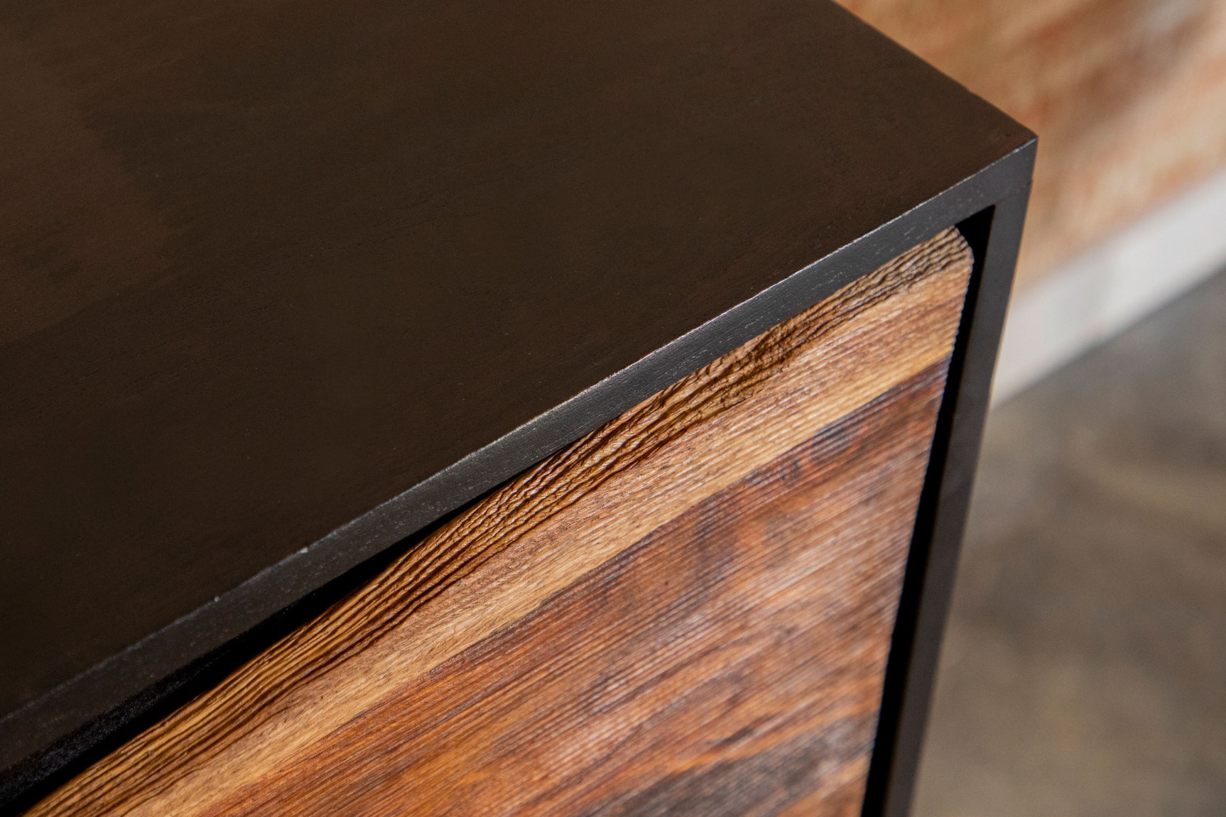Zara 2-door 57-inch Wood Accent Storage Cabinet Black Walnut - Tampa Furniture Outlet
