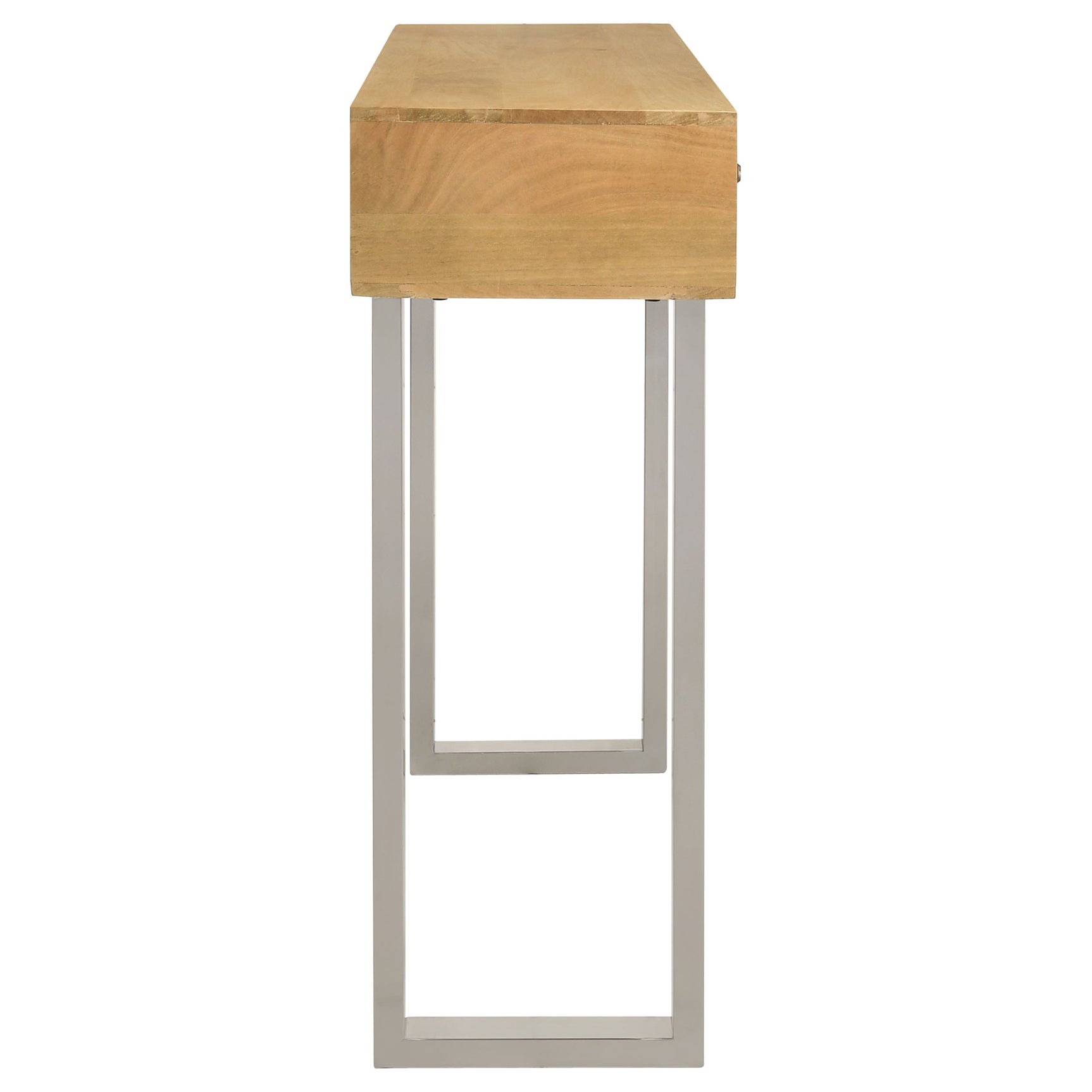 Draco 2-drawer Console Table Hand Carved Details Natural - Tampa Furniture Outlet