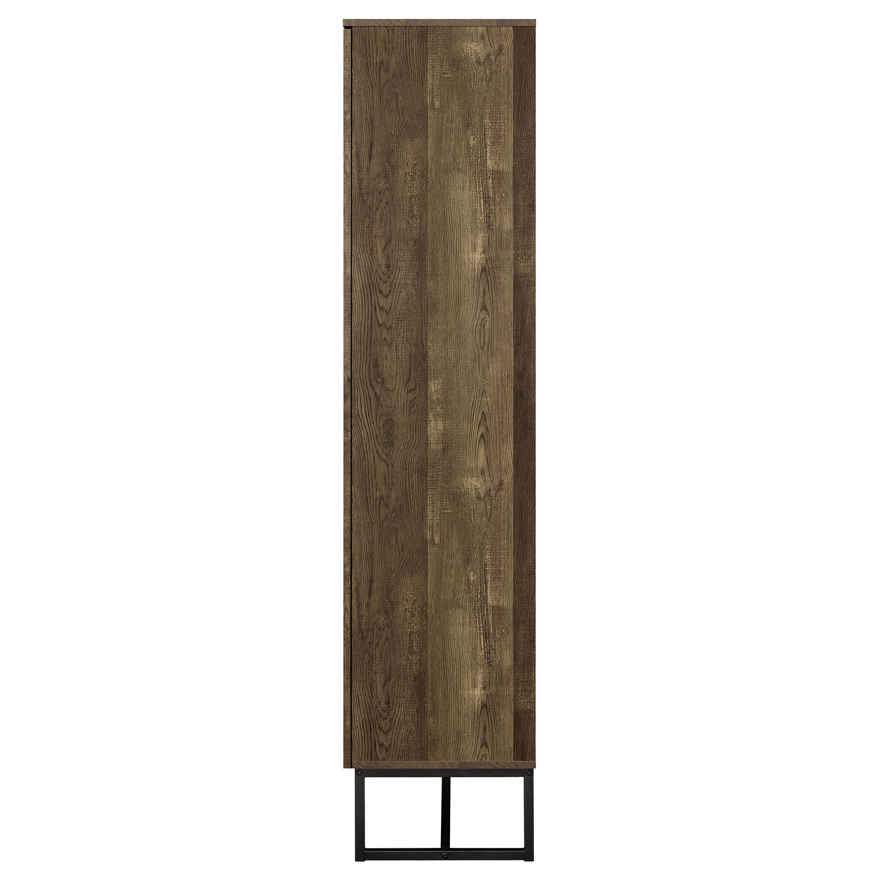 Carolyn 2-door Engineered Wood Accent Cabinet Rustic Oak - Tampa Furniture Outlet