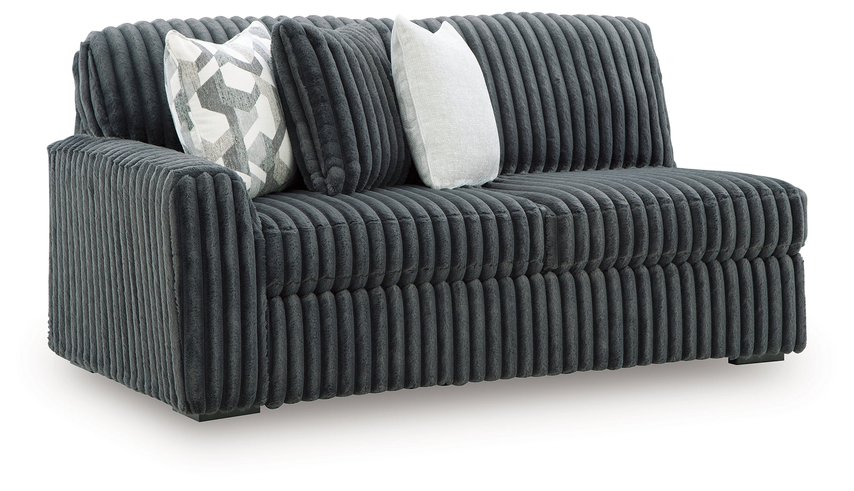 Midnight-Madness 3-Piece Sectional with Chaise - Tampa Furniture Outlet