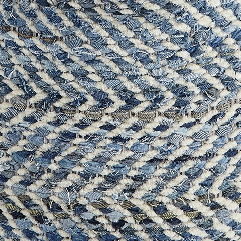 Chevron Pouf - Tampa Furniture Outlet