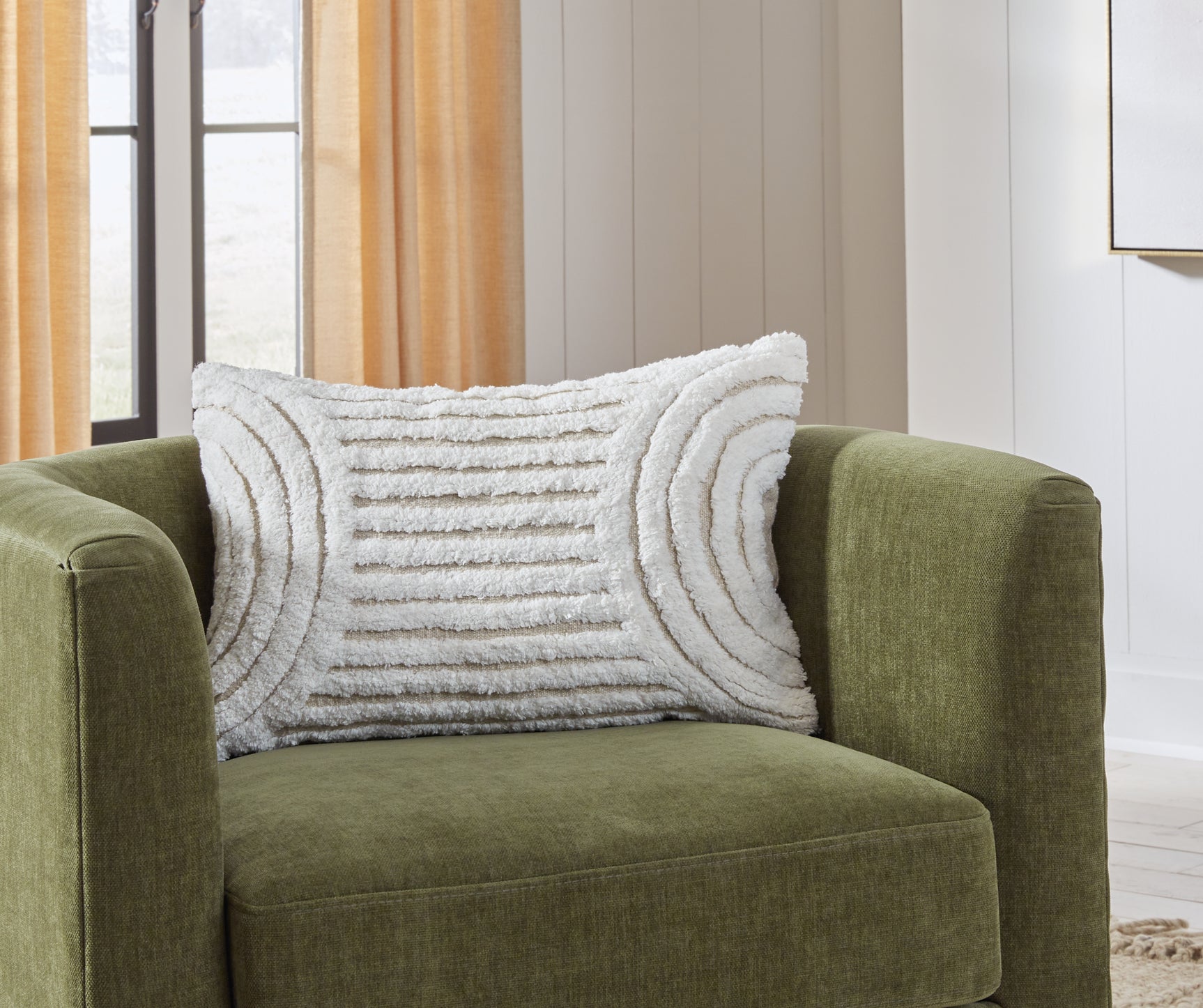 Tampa Furniture Outlet - Ashley Furniture - Farissen Pillows - Pillow / White/Tan - A1001062P