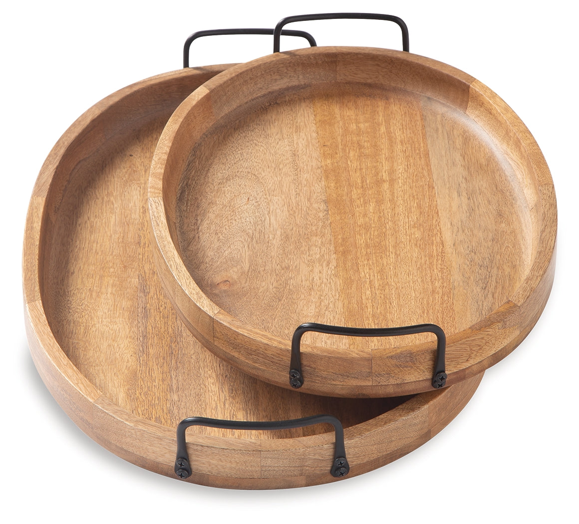 Jocelyne Tray (Set of 2) - Tampa Furniture Outlet
