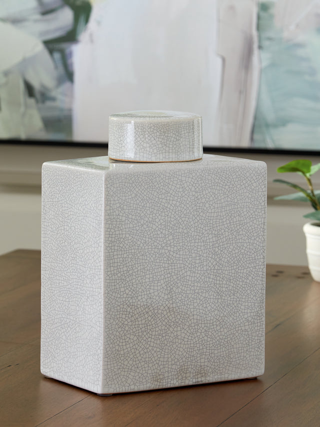 Tampa Furniture Outlet - Ashley Furniture - Haddworth Jar - Jar / Antique White - A2000779