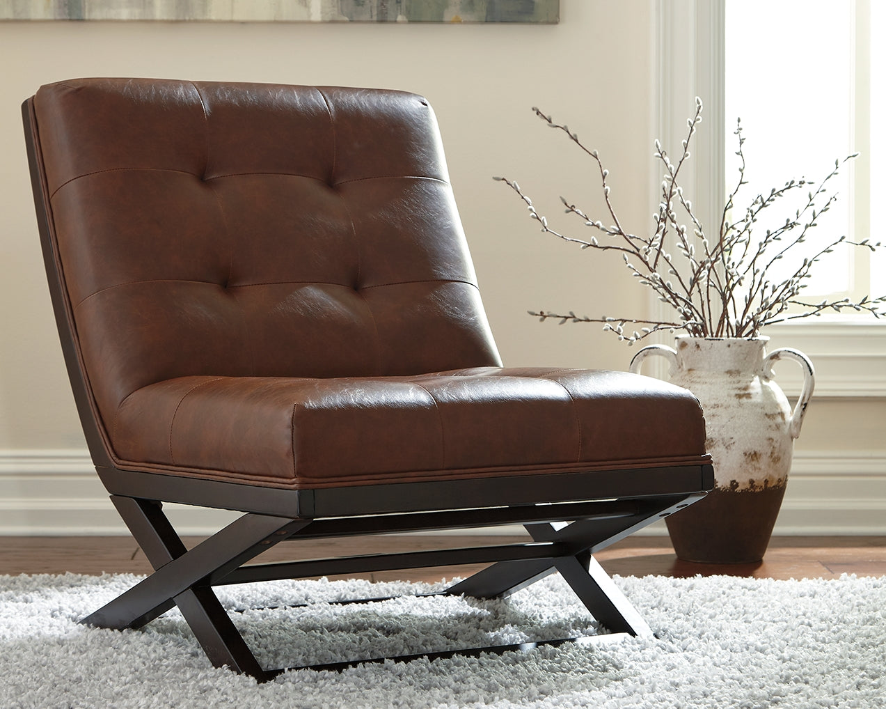 Tampa Furniture Outlet - Ashley Furniture - Sidewinder Accent Chair - Accent Chair / Brown - A3000031