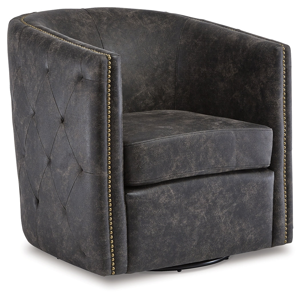 Brentlow Swivel Accent Chair - Tampa Furniture Outlet