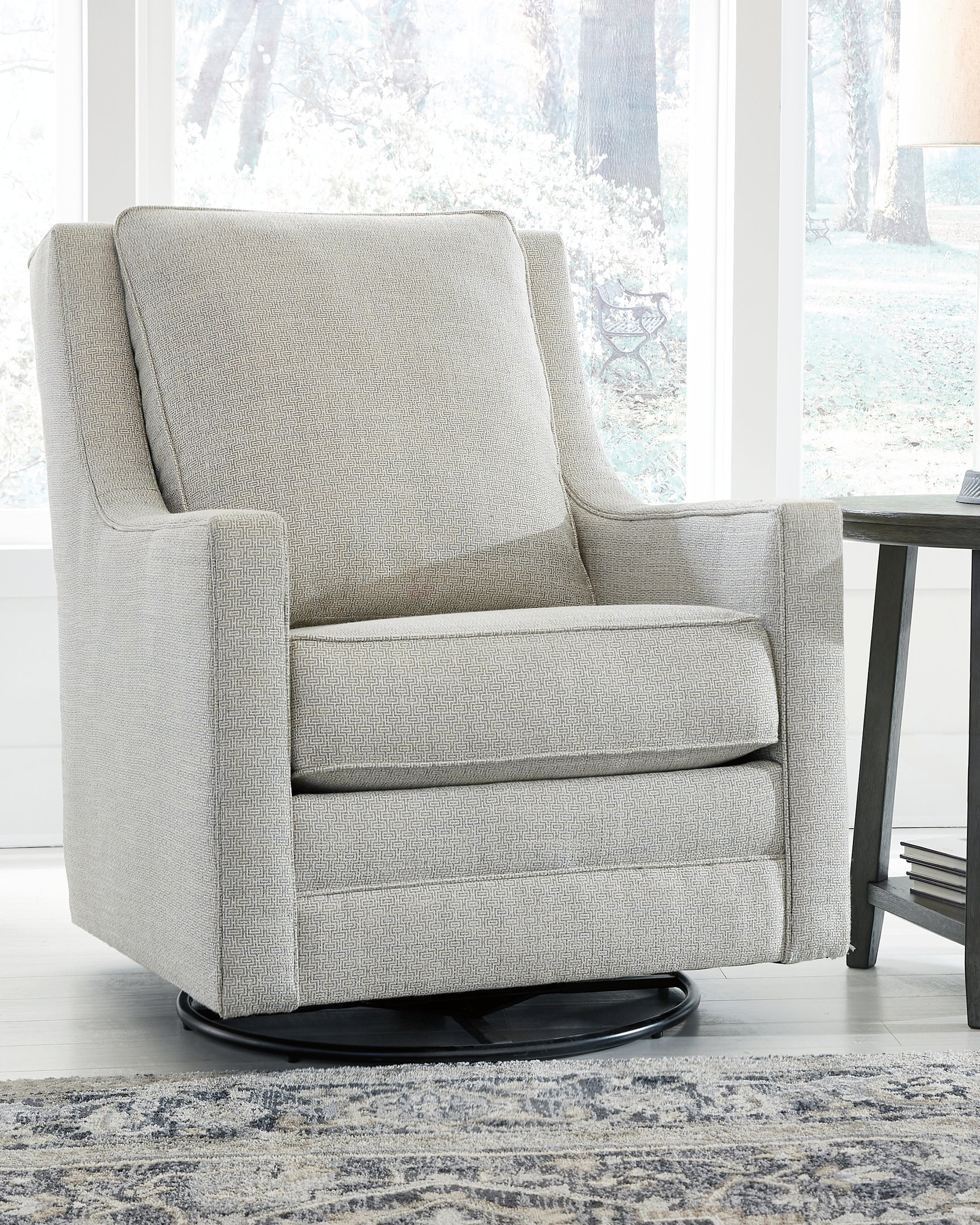 Kambria Swivel Glider Accent Chair - Tampa Furniture Outlet