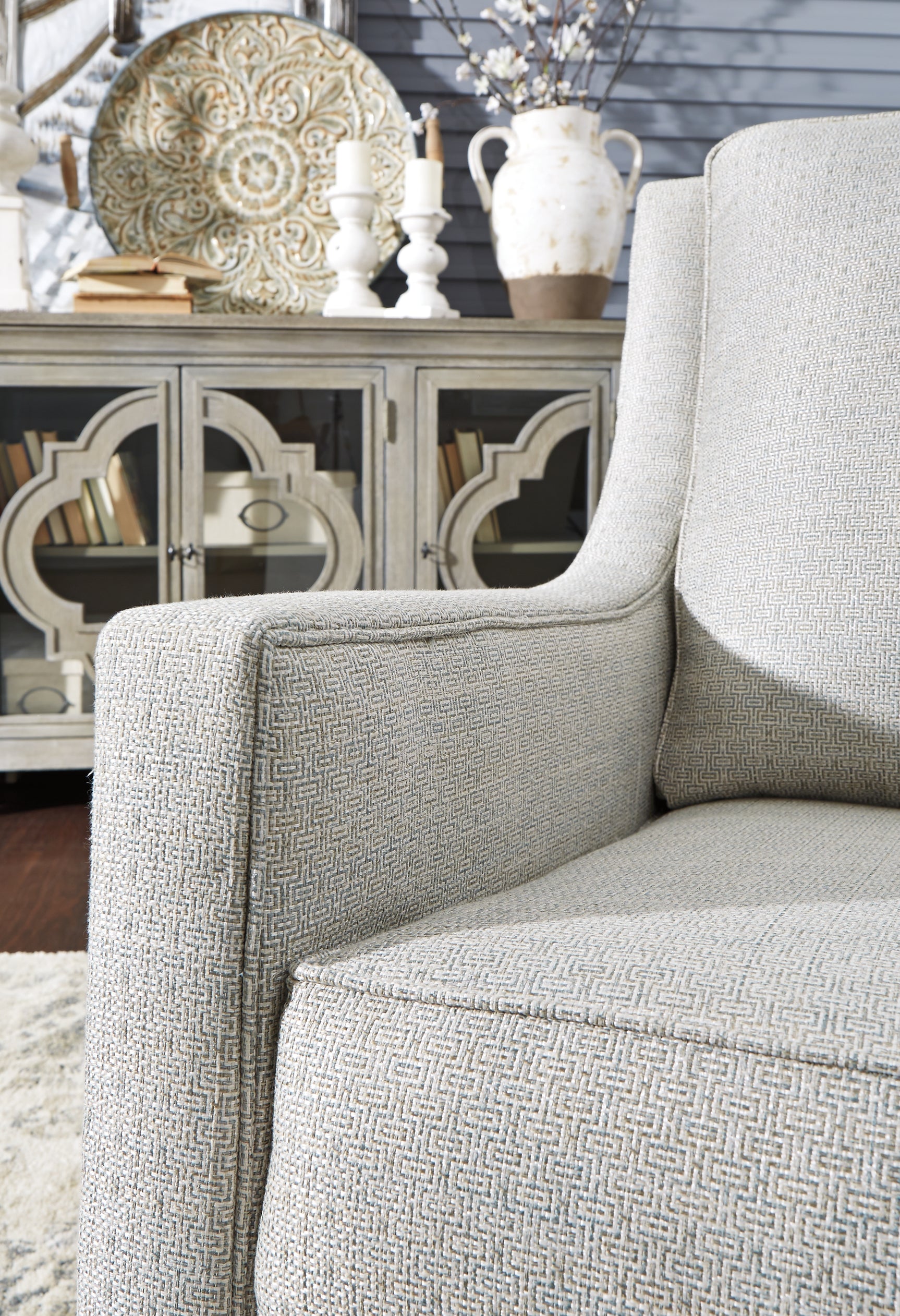 Kambria Swivel Glider Accent Chair - Tampa Furniture Outlet