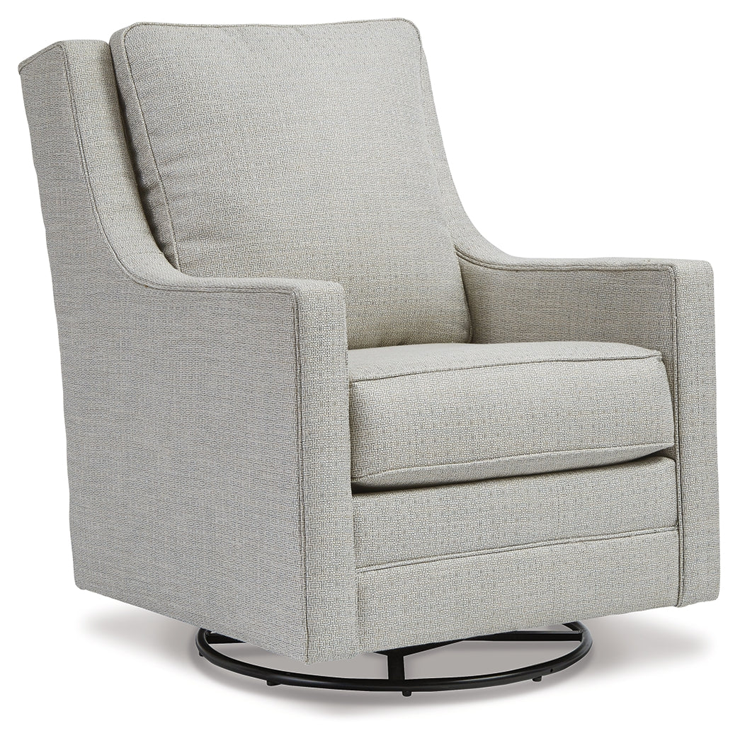 Kambria Swivel Glider Accent Chair - Tampa Furniture Outlet