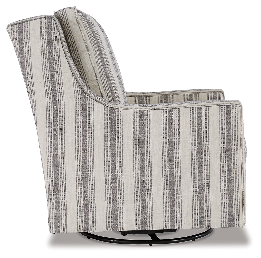 Kambria Swivel Glider Accent Chair - Tampa Furniture Outlet