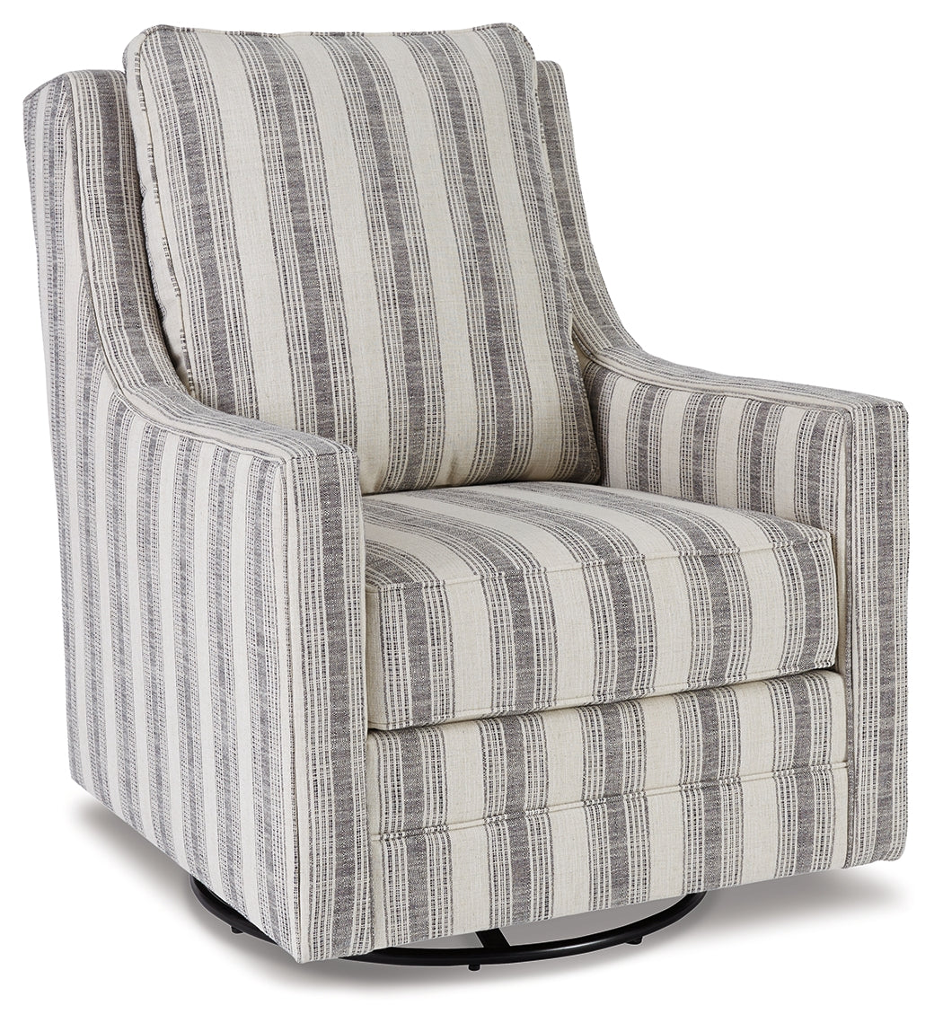 Kambria Swivel Glider Accent Chair - Tampa Furniture Outlet