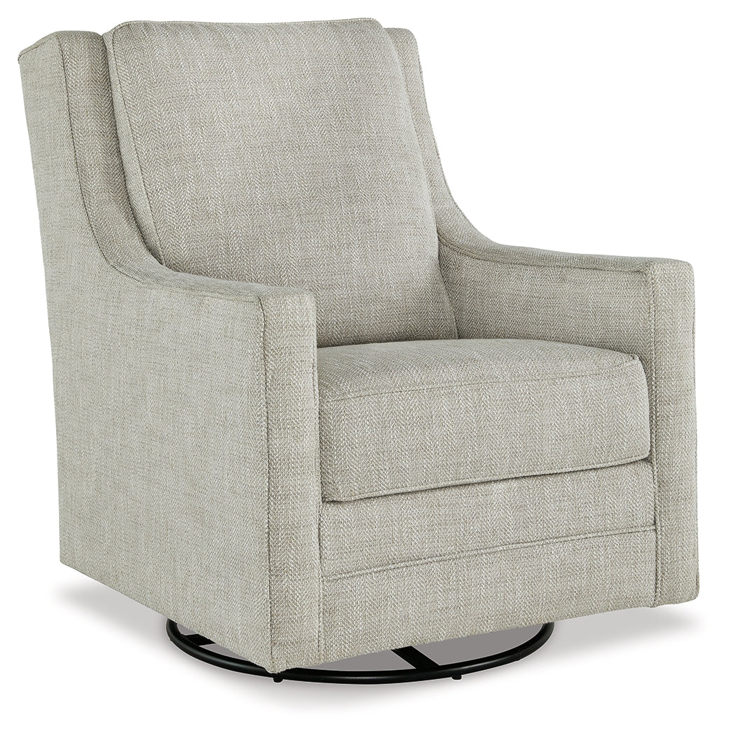 Kambria Swivel Glider Accent Chair - Tampa Furniture Outlet