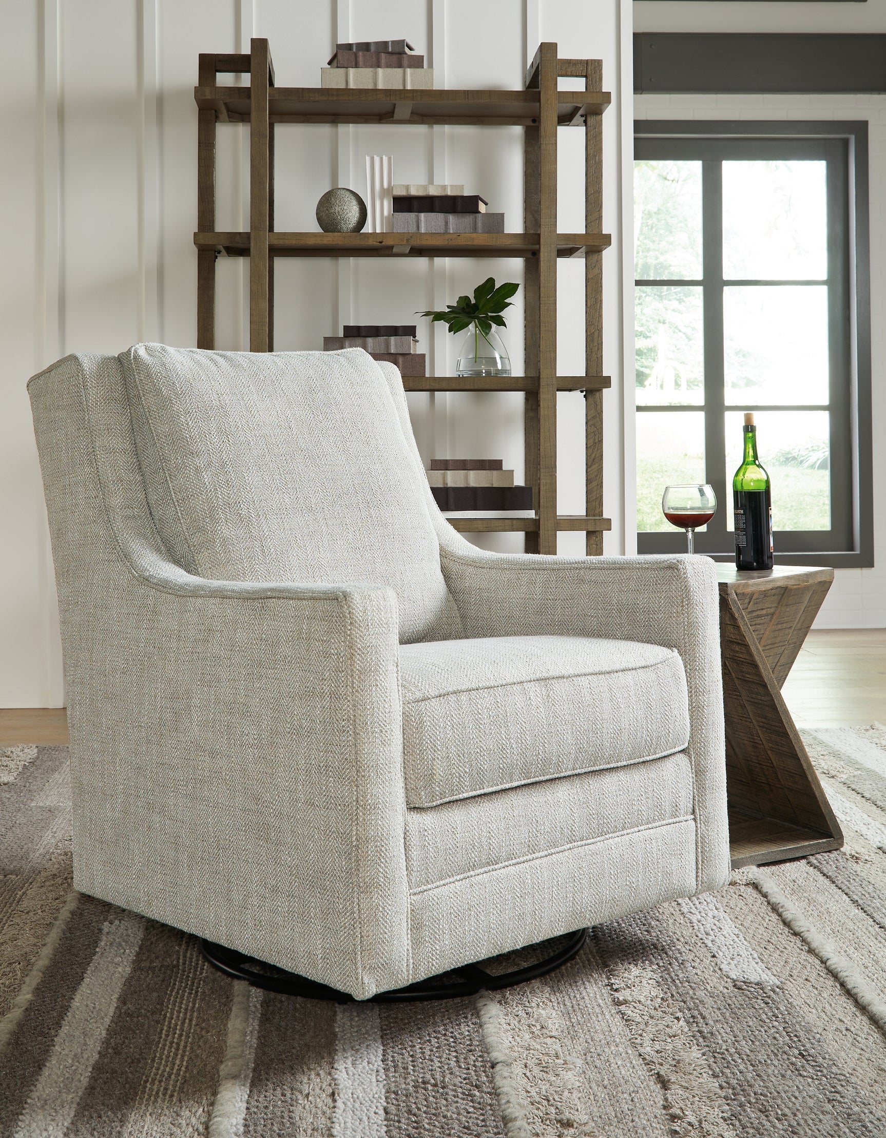 Kambria Swivel Glider Accent Chair - Tampa Furniture Outlet