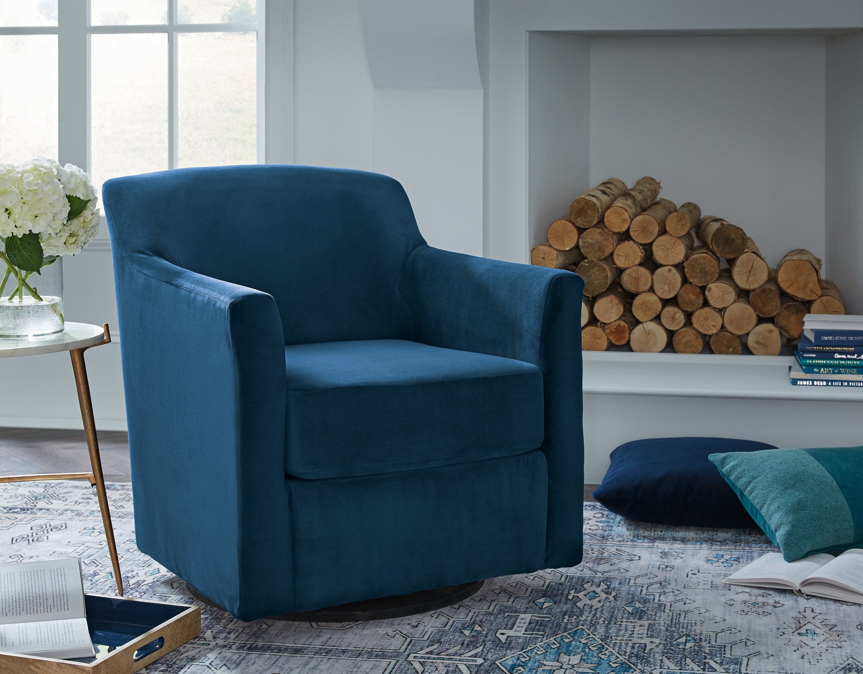 Bradney Swivel Accent Chair - Tampa Furniture Outlet