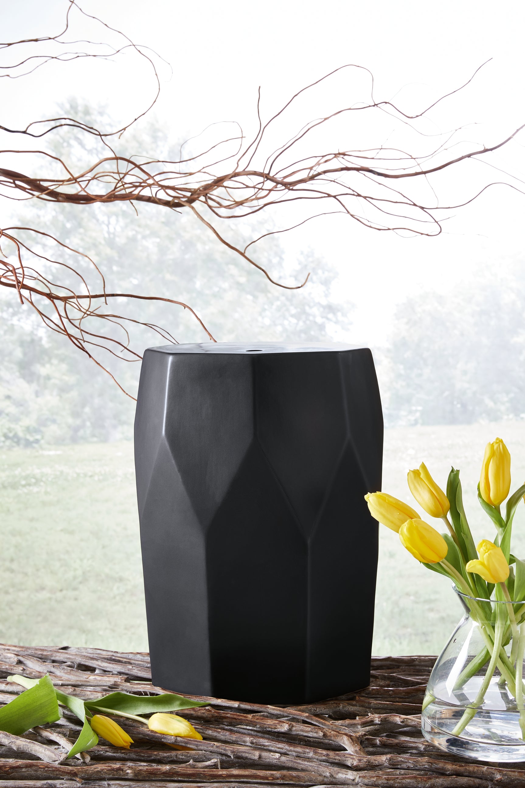 Tampa Furniture Outlet - Ashley Furniture - Rhysworth Stool - Stool / Black - A3000632