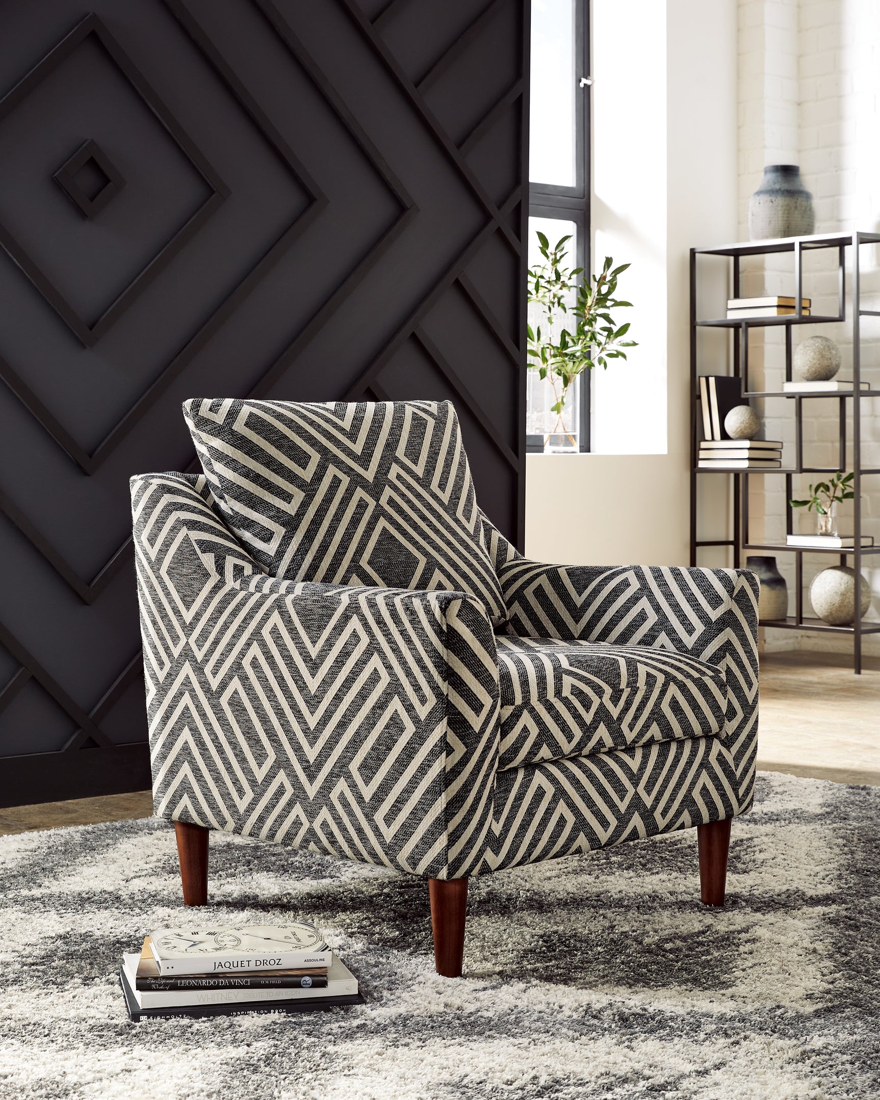Tampa Furniture Outlet - Ashley Furniture - Morrilton Next-Gen Nuvella Accent Chair - Accent Chair / Natural/Charcoal - A3000641