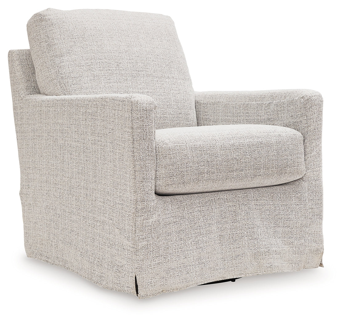 Nenana Next-Gen Nuvella Swivel Glider Accent Chair - Tampa Furniture Outlet