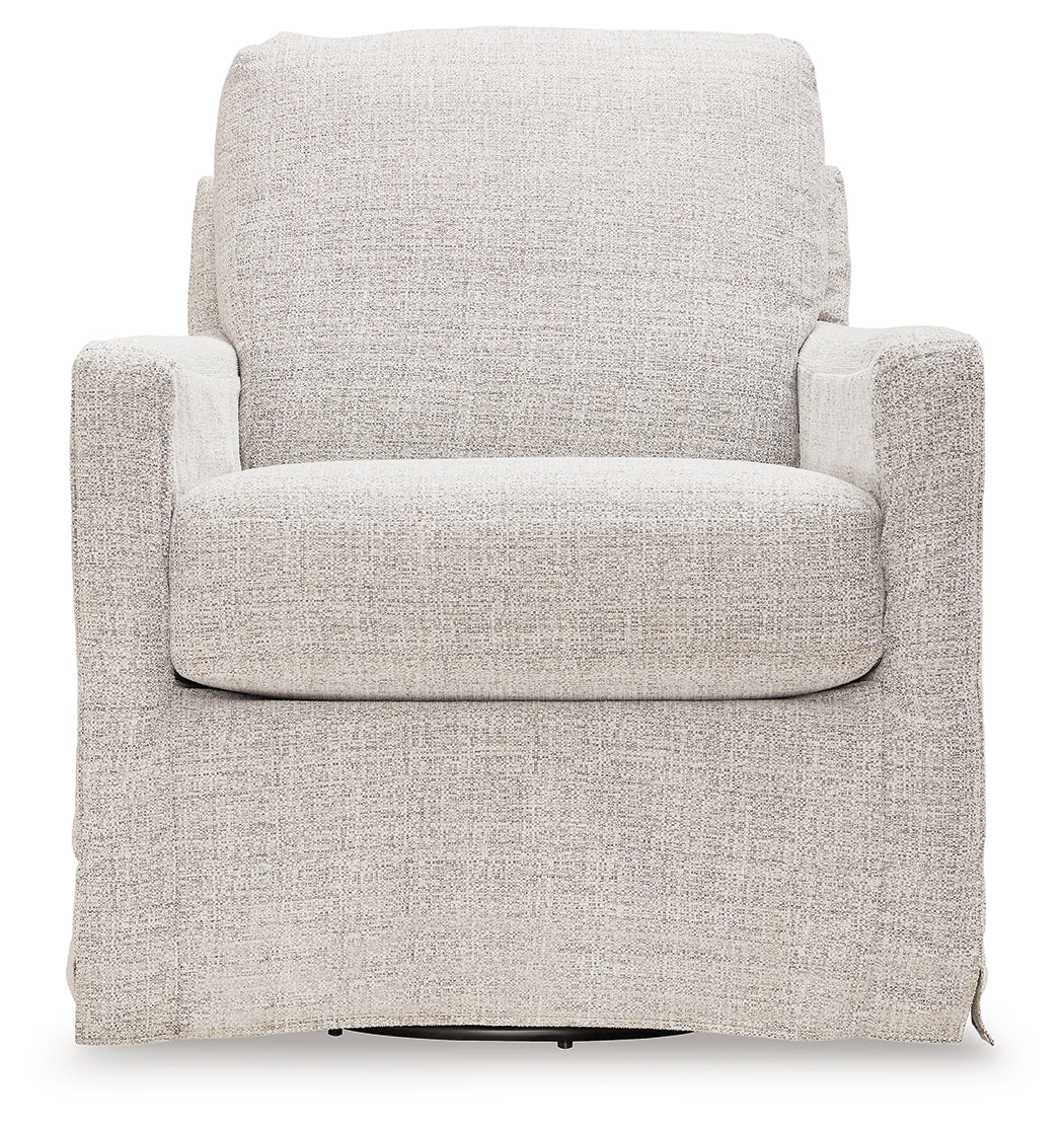 Nenana Next-Gen Nuvella Swivel Glider Accent Chair - Tampa Furniture Outlet