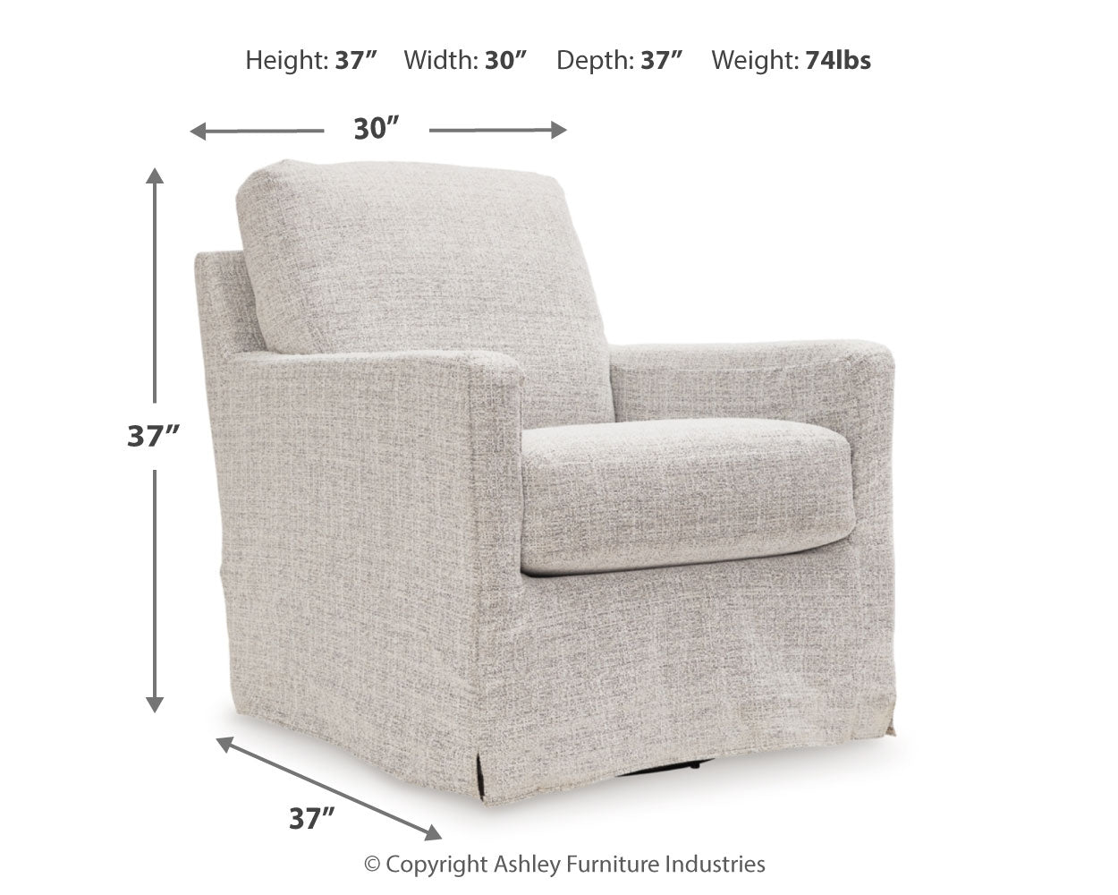 Nenana Next-Gen Nuvella Swivel Glider Accent Chair - Tampa Furniture Outlet