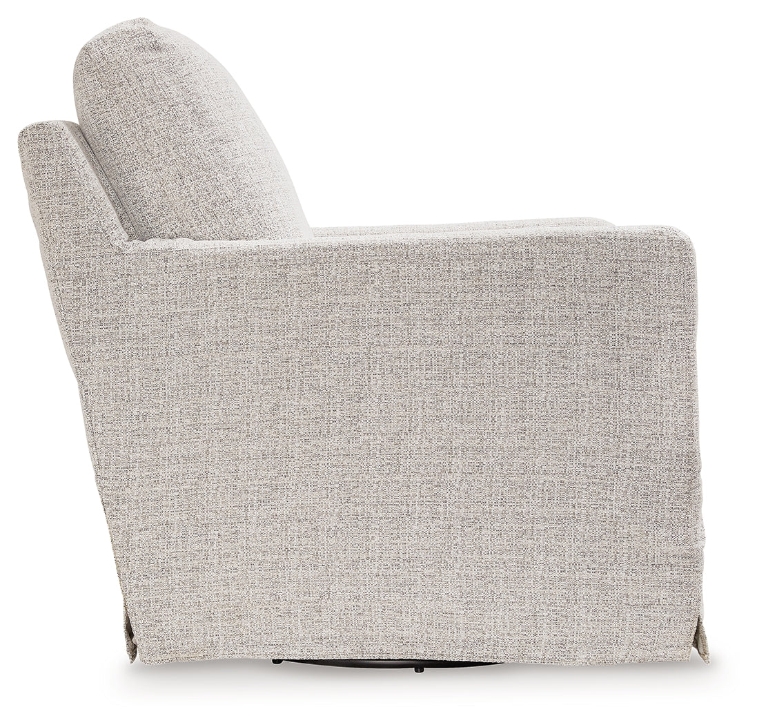 Nenana Next-Gen Nuvella Swivel Glider Accent Chair - Tampa Furniture Outlet