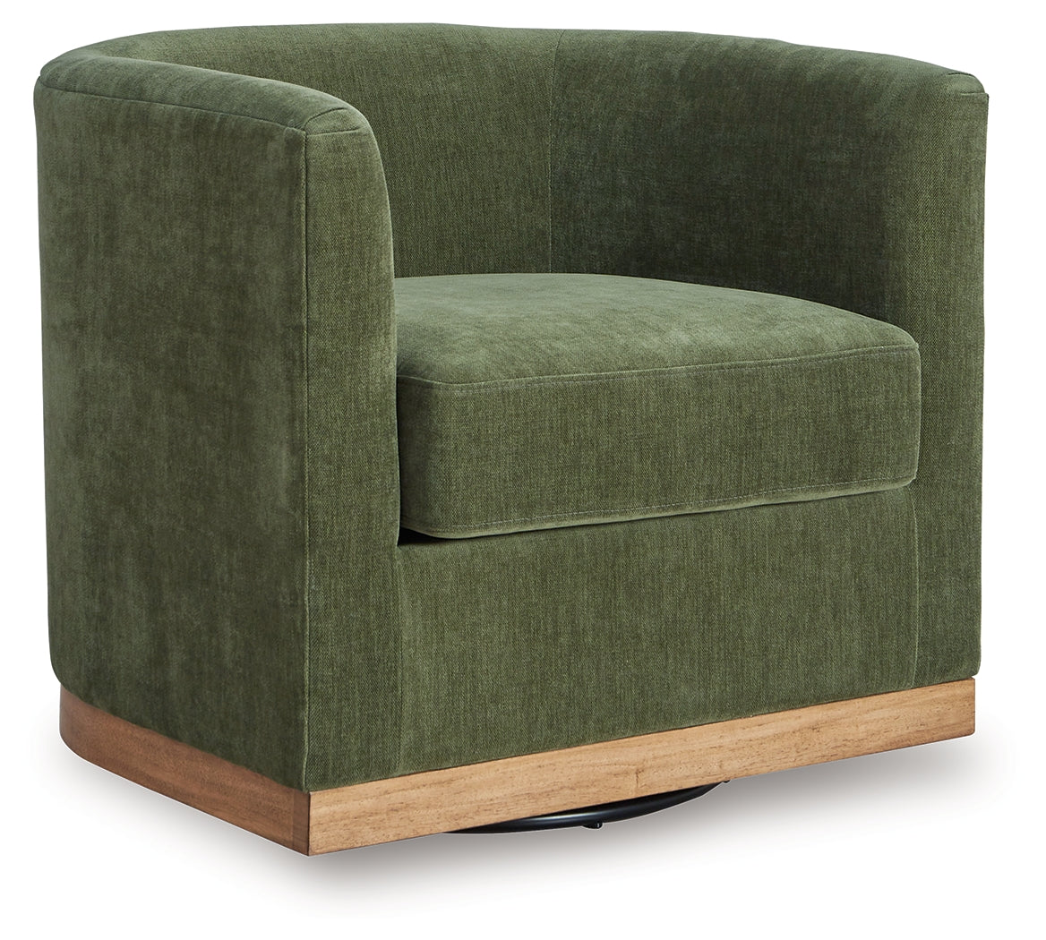 Jersonlow Swivel Accent Chair - Tampa Furniture Outlet
