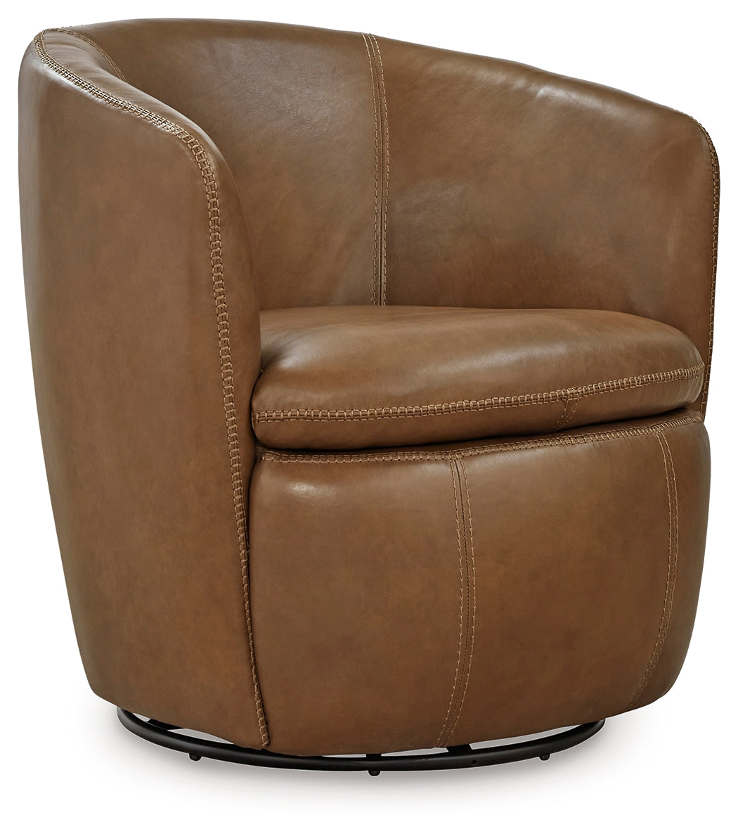 Kierreys Swivel Accent Chair - Tampa Furniture Outlet
