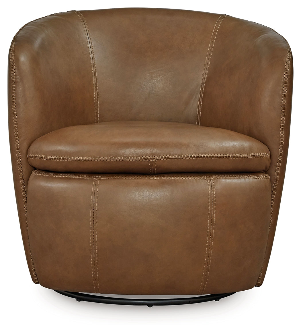 Kierreys Swivel Accent Chair - Tampa Furniture Outlet