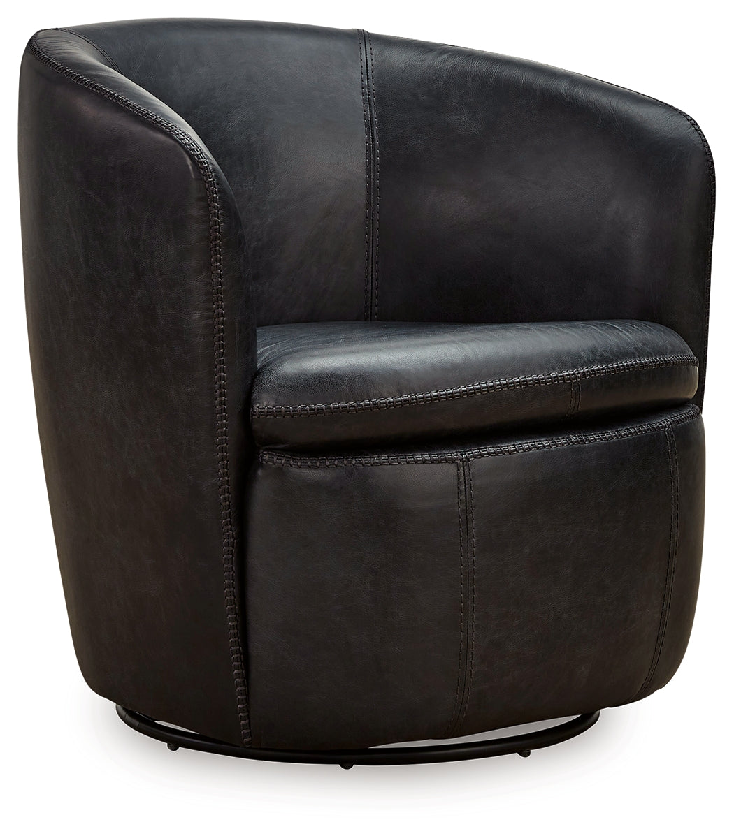Kierreys Swivel Accent Chair - Tampa Furniture Outlet