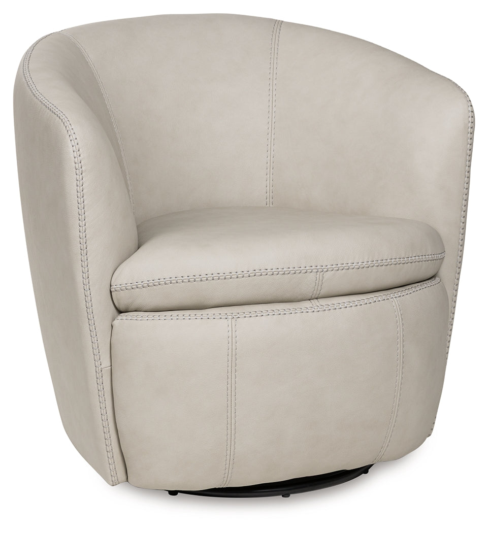 Kierreys Swivel Accent Chair - Tampa Furniture Outlet