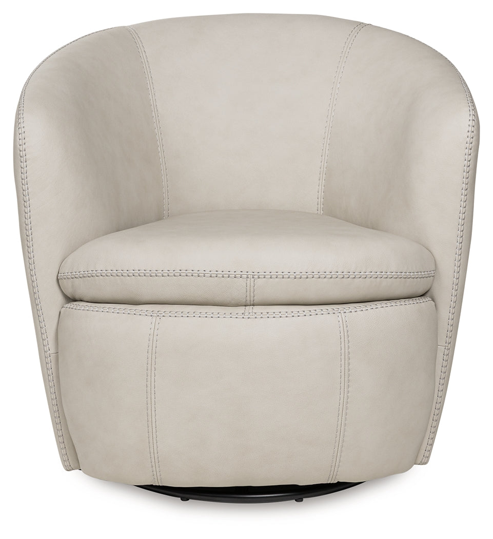 Kierreys Swivel Accent Chair - Tampa Furniture Outlet