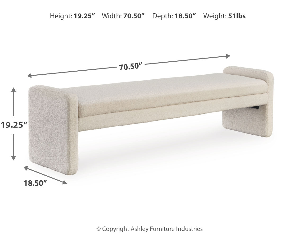 Lembertson Accent Bench - Tampa Furniture Outlet