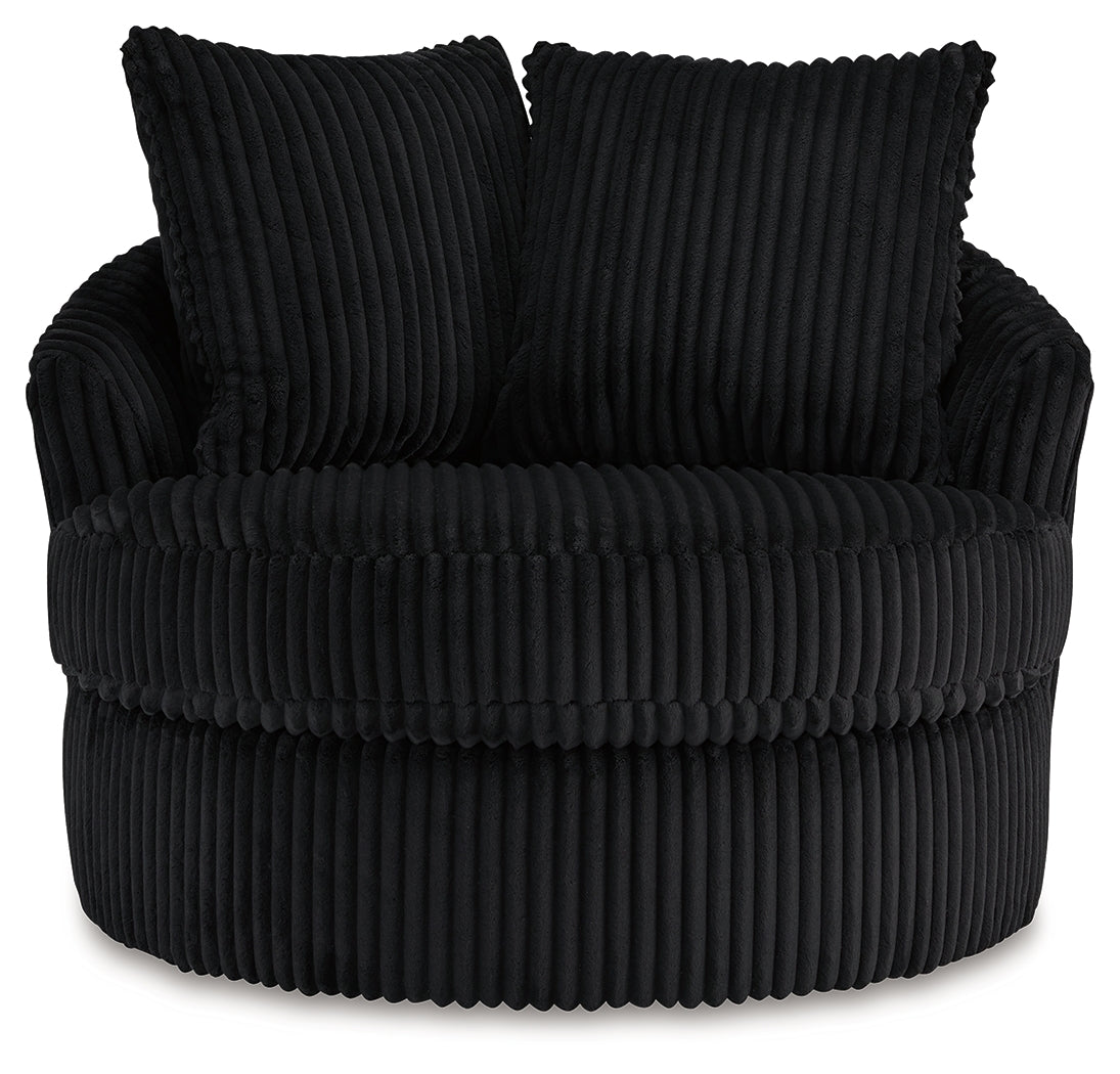 Gramwell Swivel Accent Chair - Tampa Furniture Outlet