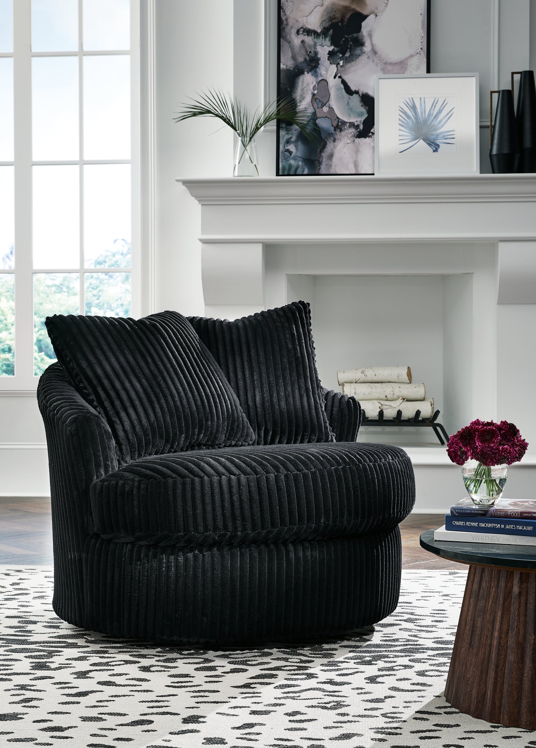Gramwell Swivel Accent Chair - Tampa Furniture Outlet