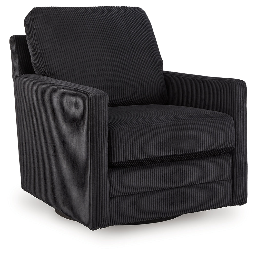 Icaman Swivel Accent Chair - Tampa Furniture Outlet