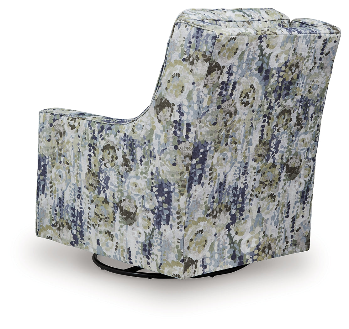 Dustinford Swivel Glider Accent Chair - Tampa Furniture Outlet
