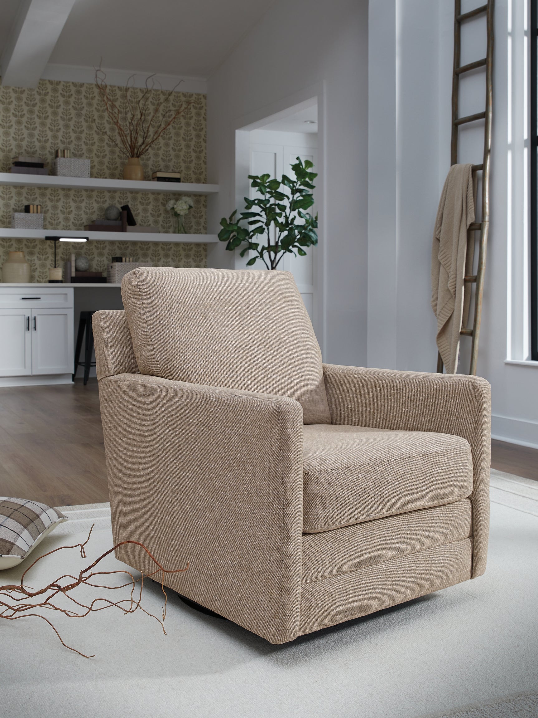 Freybourne Next-Gen Nuvella Swivel Accent Chair - Tampa Furniture Outlet