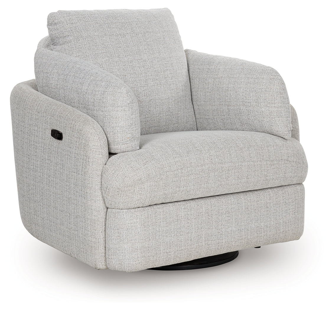 Alainmont Next-Gen Nuvella Swivel Power Recliner - Tampa Furniture Outlet