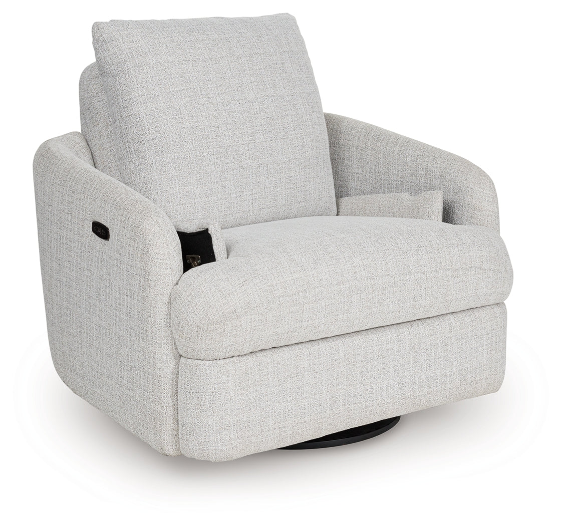 Alainmont Next-Gen Nuvella Swivel Power Recliner - Tampa Furniture Outlet