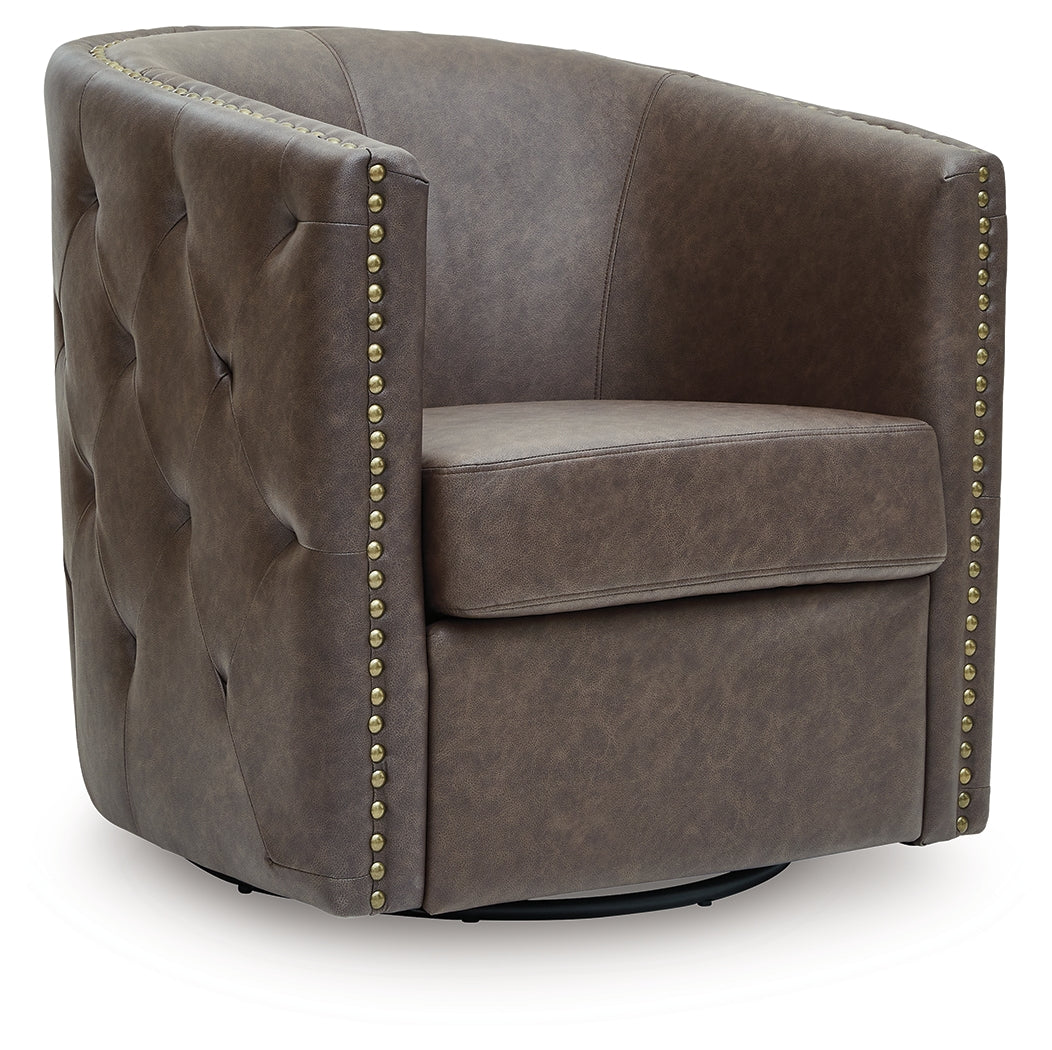 Brentlow Swivel Accent Chair - Tampa Furniture Outlet